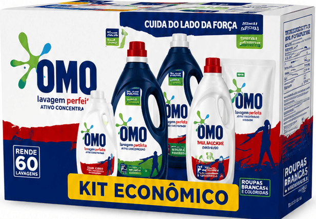 Kit OMO Lavagem Perfeita Completo